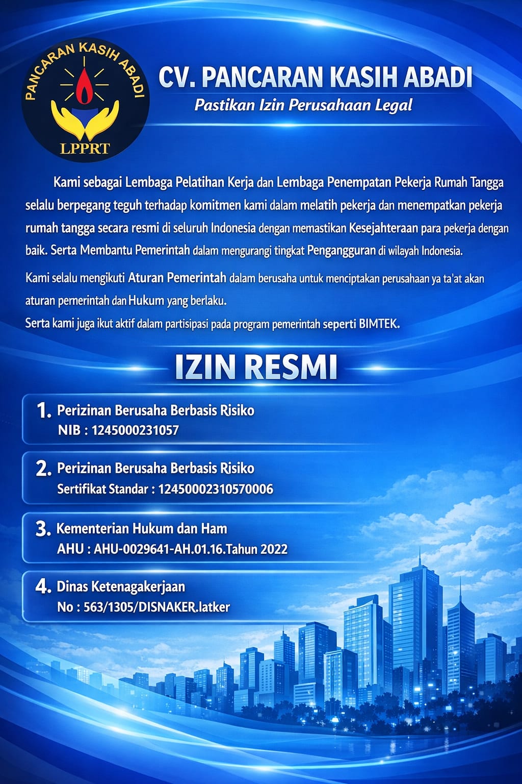 Lisensi Penyalur Tenaga Kerja